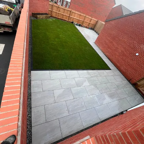 Recent landscaping project