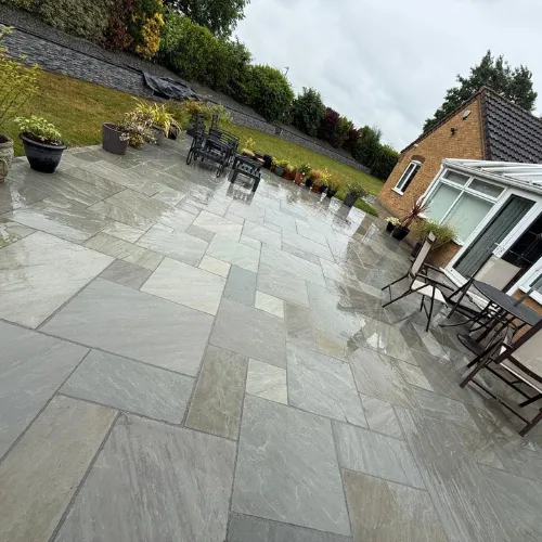 Recent landscaping project