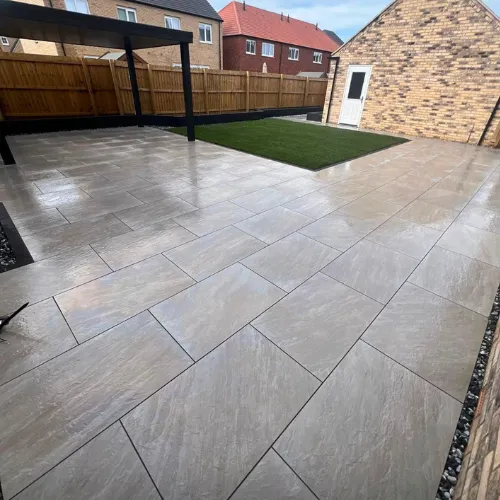 Recent landscaping project