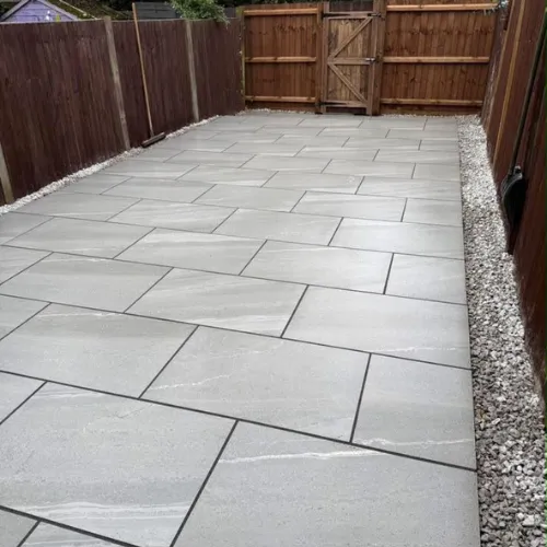 Recent landscaping project